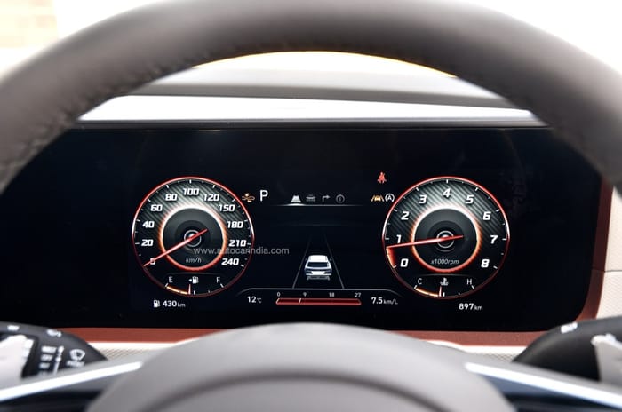 2024 Hyundai Creta digital instrument cluster 2024 Hyundai Creta digital instrument cluster